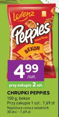 Chrupki Peppies bekon promocja w Stokrotka