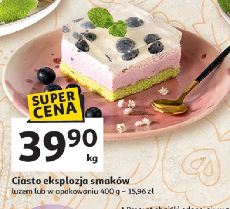 Ciasto eksplozja smaków promocja w Auchan