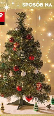 Choinka sztuczna 60 cm promocja w Biedronka