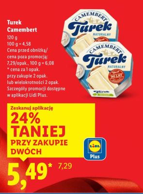 Ser Camembert Naturalny promocja w Lidl