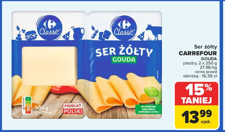 Ser gouda Carrefour promocja w Carrefour Market