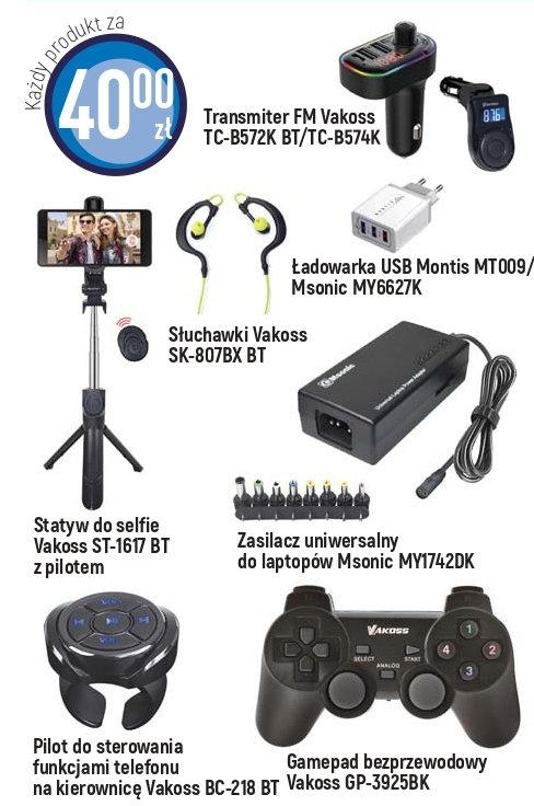 Transmiter fm tc-b574k Vakoss promocja