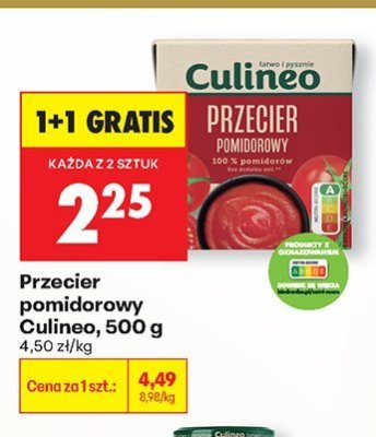 Przecier pomidorowy Culineo, 500 g promocja w Biedronka