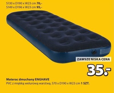 Materac dmuchany ENGHAVE promocja w Jysk