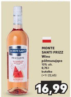Wino Monte santi frizzante waterlemon moscato promocja