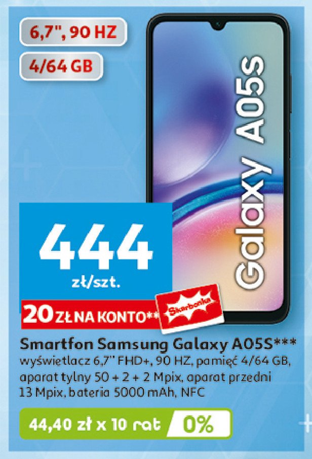 Smartfon a05s Samsung galaxy promocja