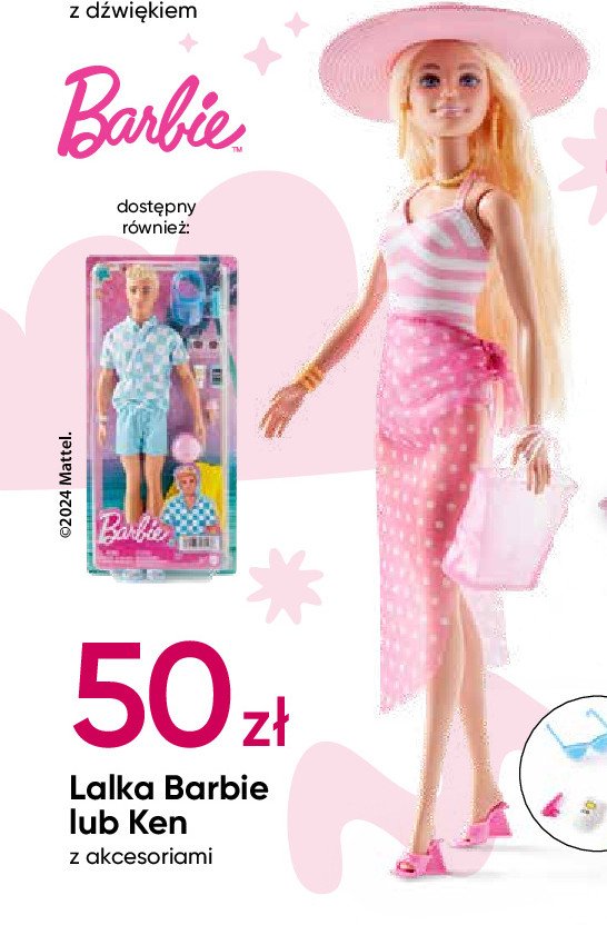 Lalka ken na plaży Mattel promocja