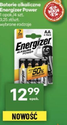 Baterie alkaliczne Energizer Power promocja w Delikatesy Centrum
