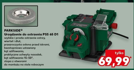 Urządzenie do ostrzenia 65 w Parkside promocja