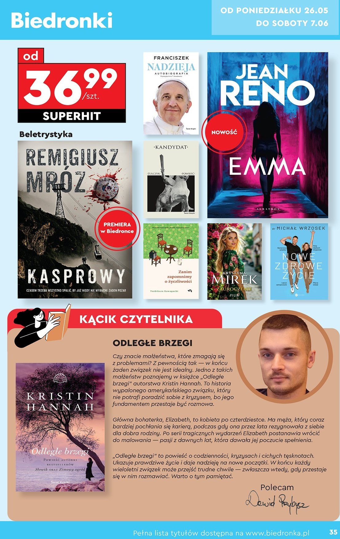 Remigiusz mróz - kasprowy promocja w Biedronka