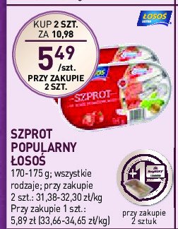 Szprot w sosie pomidorowym Łosoś ustka promocja