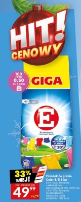 Proszek do prania Color E 5,5 kg promocja w Twój Market