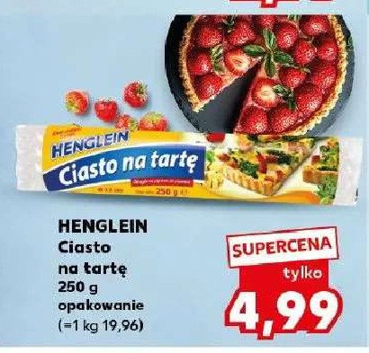 Ciasto na tartę Henglein promocja