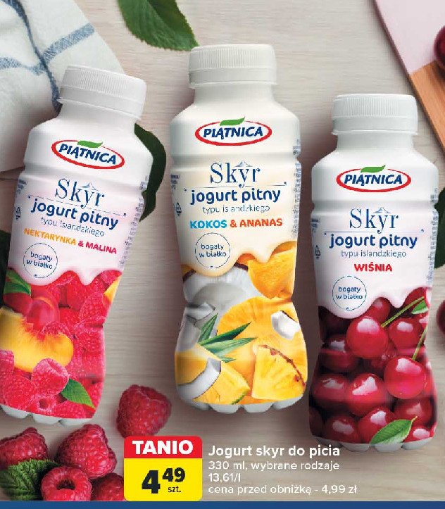 Jagurt kokos-ananas Piątnica skyr promocja