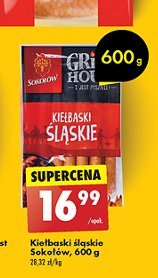 Kiełbaski śląskie Sokołów grill house promocja