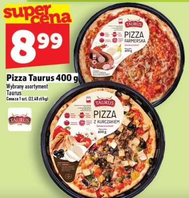 Pizza Taurus 400 g promocja w TOPAZ