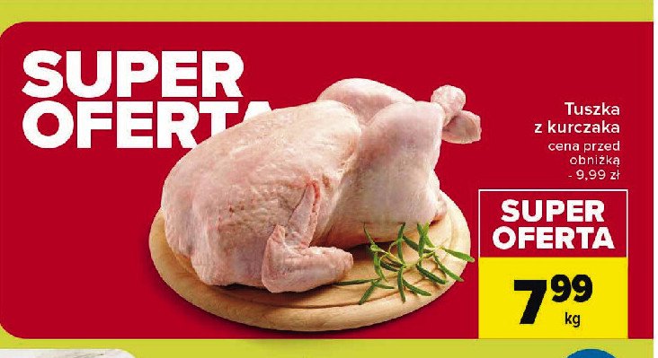 Kurczak tuszka promocja w Carrefour Market