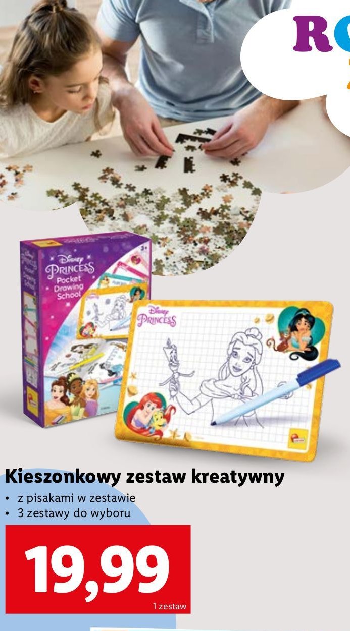 Zestaw kreatywny kieszonkowy promocja w Lidl