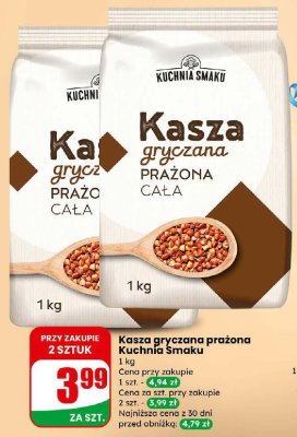 Kasza gryczana prażona cała  promocja w Dino