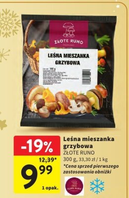 Leśna mieszanka grzybowa ZŁOTE RUNO promocja w Intermarche