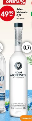 Wódka Adam Mickiewicz promocja w Żabka