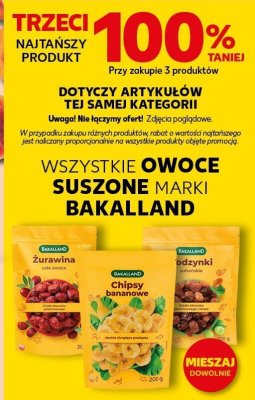 Owoce suszone wszystkie rodzaje promocja w Kaufland
