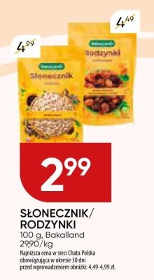 Słonecznik/rodzynki promocja w Chata Polska