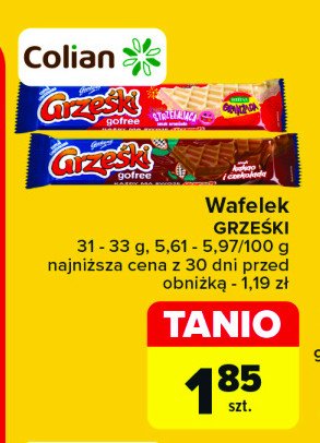 Wafelek oranżada Grześki gofree promocja