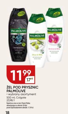 Żel pod prysznic Palmolive, wybrany asortyment promocja w Chata Polska