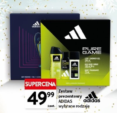 Zestaw prezentowy ADIDAS Pure Game promocja w Intermarche