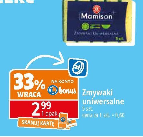 Zmywaki uniwersalne Wiodąca marka mamison promocja