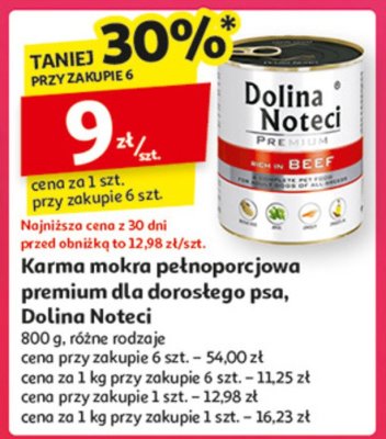 Karma dla doros艂ych ps贸w bogata w wo艂owin臋 Dolina noteci promocja