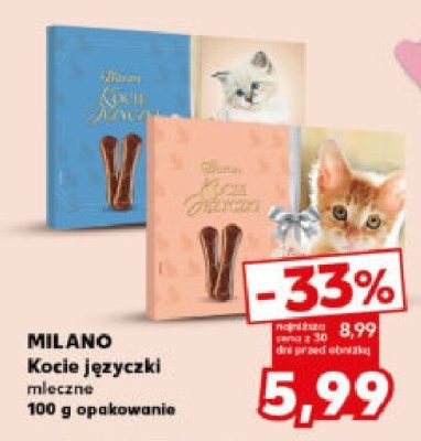 Kocie języczki mleczne promocja w Kaufland