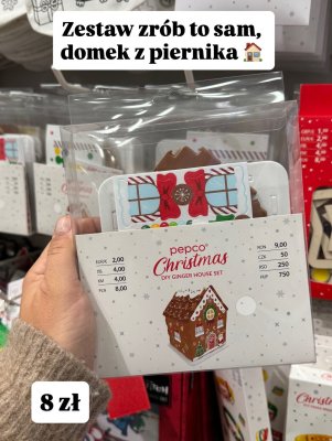 Zestaw domek z piernika DIY  promocja w Pepco