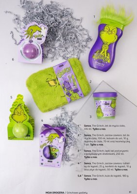 Kula do kąpieli Sence The Grinch promocja w Rossmann