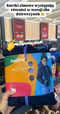 Kurtka zimowa dziecięca Lupilu Kids' Snow Jacket promocja w Lidl
