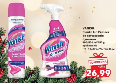 Proszek do czyszczenia dywanów  promocja w Kaufland