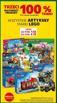 Wszystkie artykuły marki LEGO TRZECI -100% promocja w Kaufland