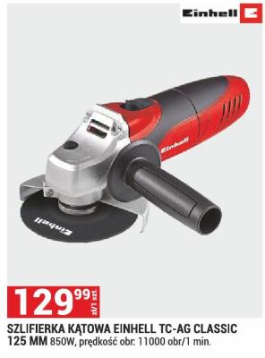 Szlifierka kątowa Einhell TC-AG Classic 125 mm promocja w Merkury Market