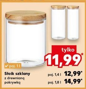 Słoik szklany 1.4 l promocja w Kaufland