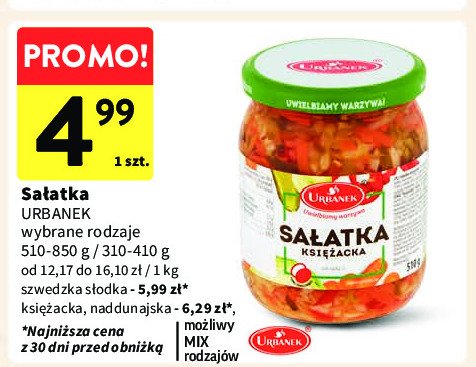 Sałatka naddunajska Urbanek promocja