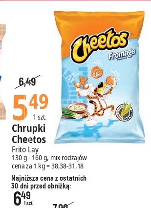 Chrupki rock paw scissors fromage Cheetos Frito lay cheetos promocja