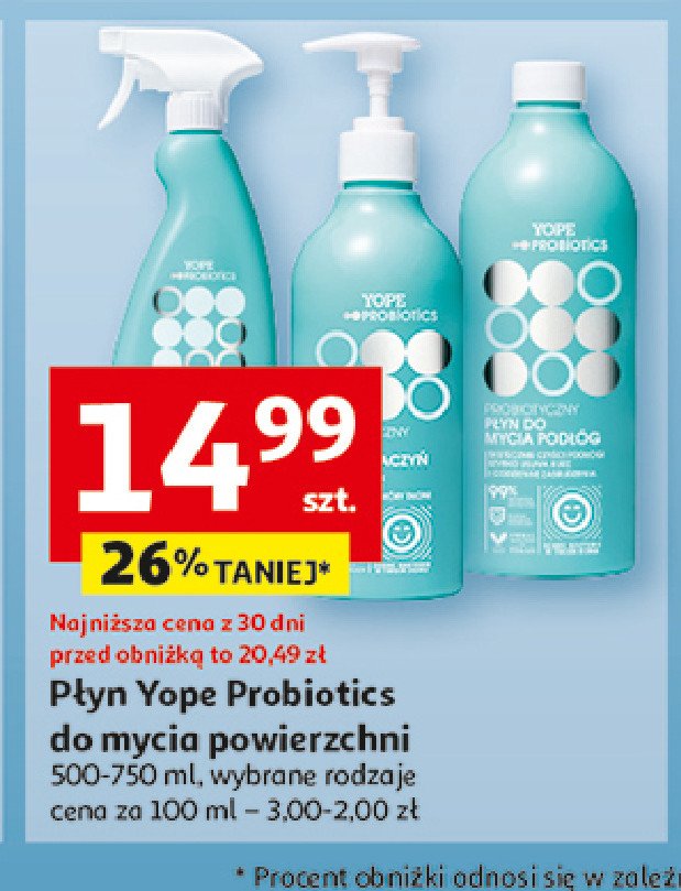 Płyn do naczyń Yope probiotics promocja