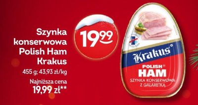 Szynka konserwowa Polish Ham Krakus promocja w Żabka