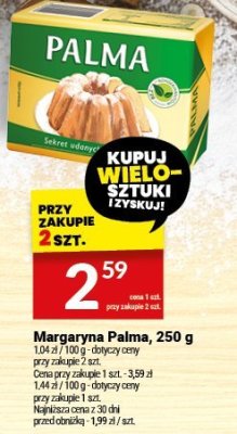 Margaryna Palma, 250 g promocja w Twój Market
