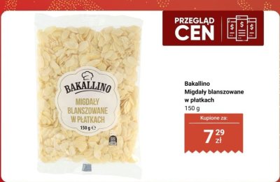 Migdały blanszowane w płatkach promocja w Biedronka