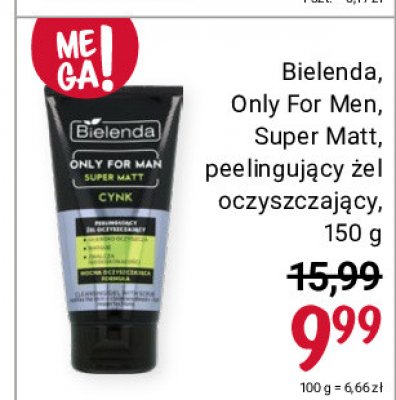 Peeling do twarzy Bielenda only for men super mat promocja