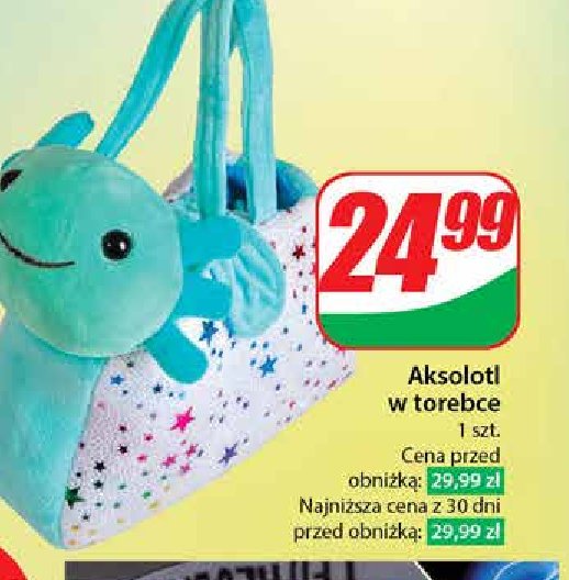 Aksolotl w torebce promocja