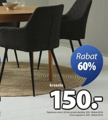 Krzesło PURHUS ROYAL OAK promocja w Jysk