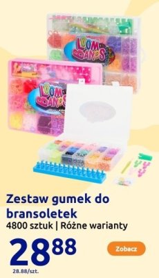 Zestaw gumek do bransoletek 4800 sztuk Różne warianty promocja w Action